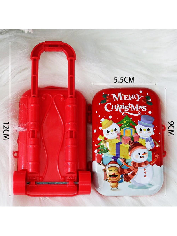 1pc Miniature Luggage Box Christmas Decoration Ornament