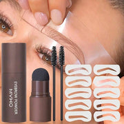 Long-lasting Eyebrow Stamp Kit - Beginner One-step Brow Powder Makeup Tool